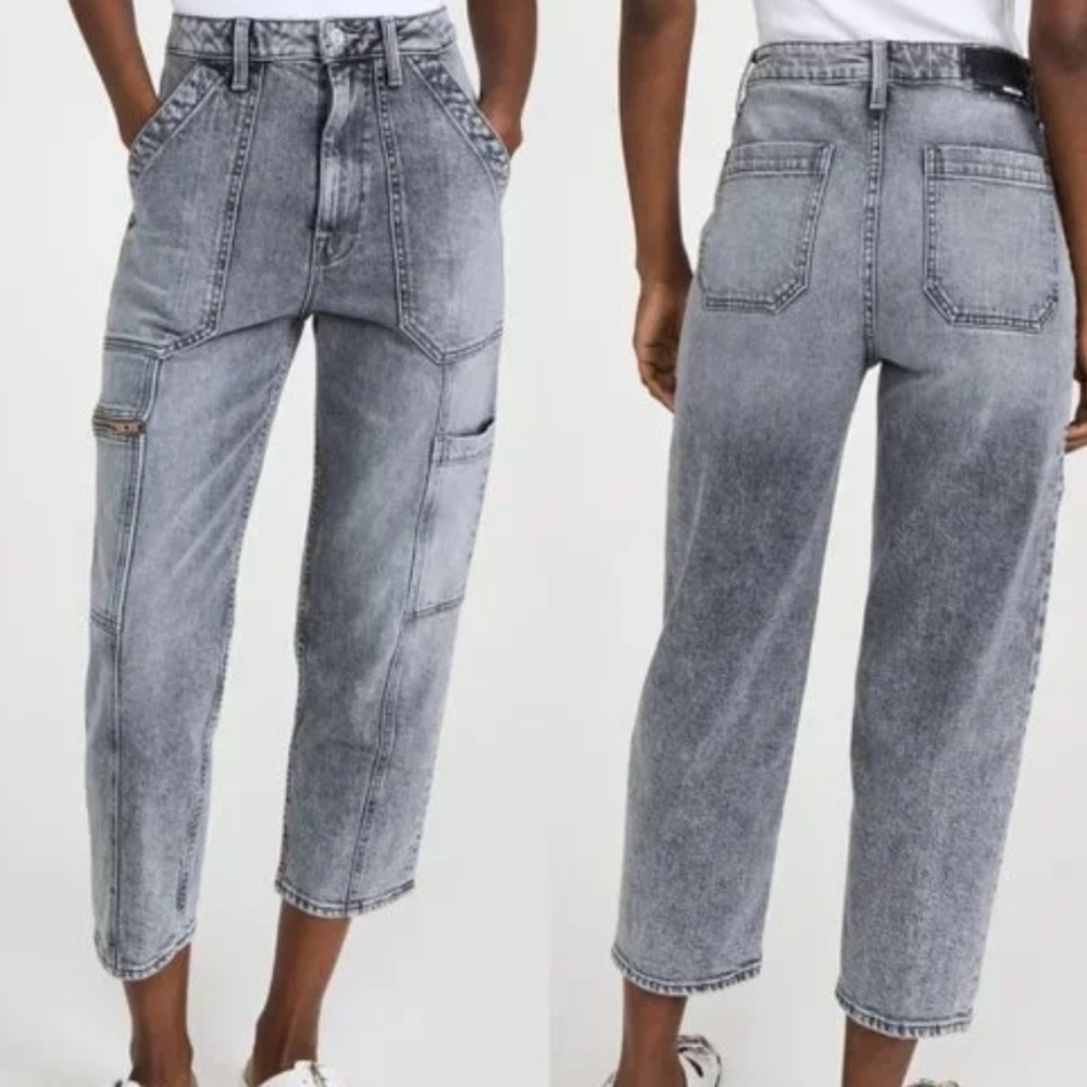 NWOT MOTHER The Private Zip Pocket Ankle Jeans